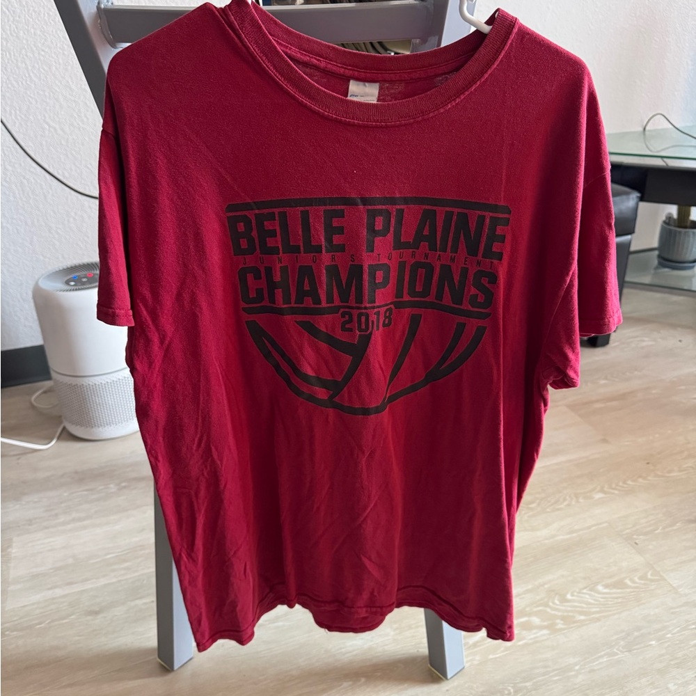 Gildan Red Graphic T-Shirt